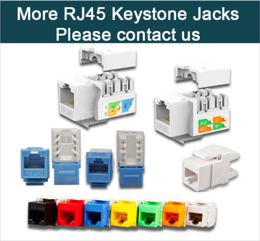 Gcabling Cat5 Keystone Jack Ethernet Keystone Jack Keystone Jack Patch Panel