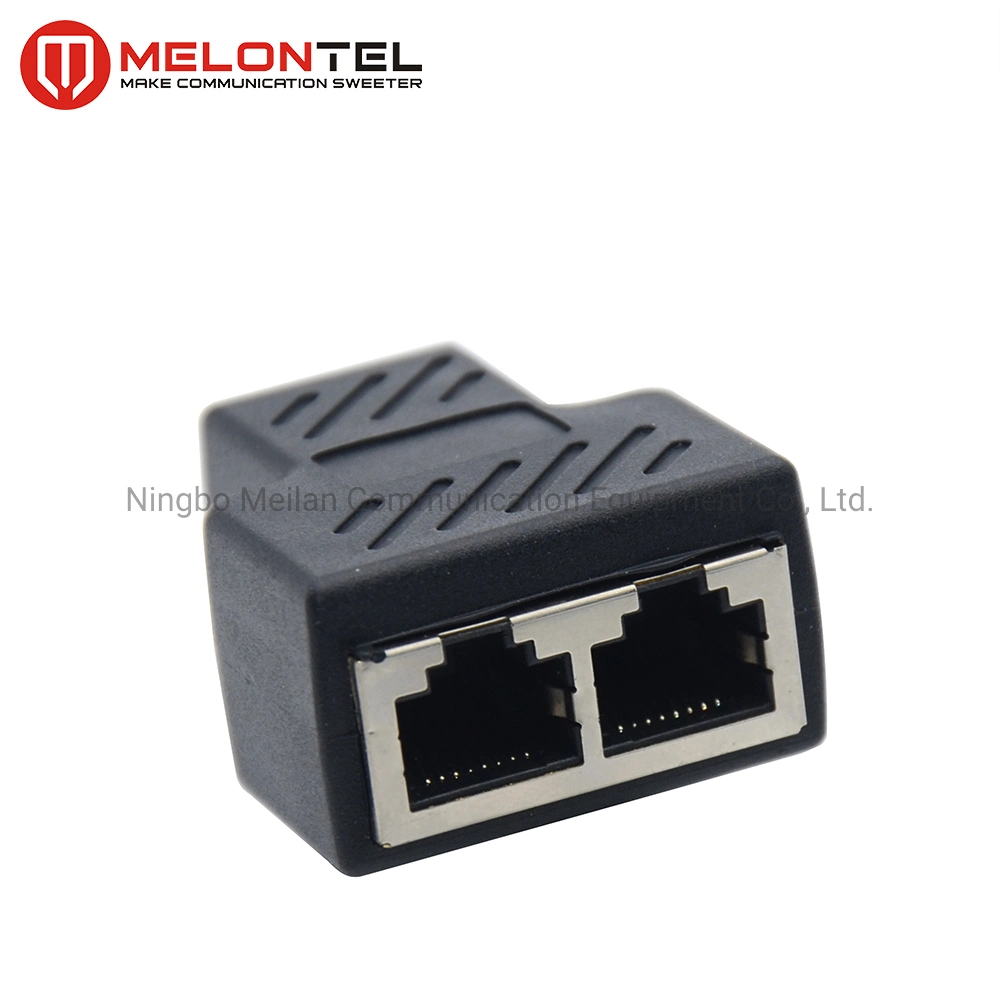 Double Port RJ45 LAN Cable Inline Coupler Keystone Jack for Network