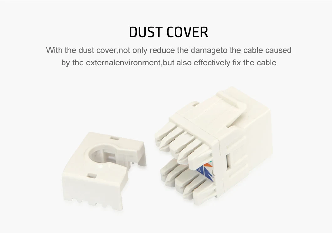 180degree Coloured Tool Less UTP CAT6 Keystone Jack