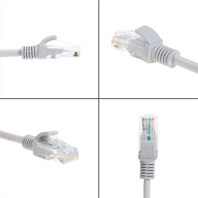 Router Computer Cable High Speed LAN Cord with Rj-45 Connector Internet Network Patch Cord for PC Router Computer