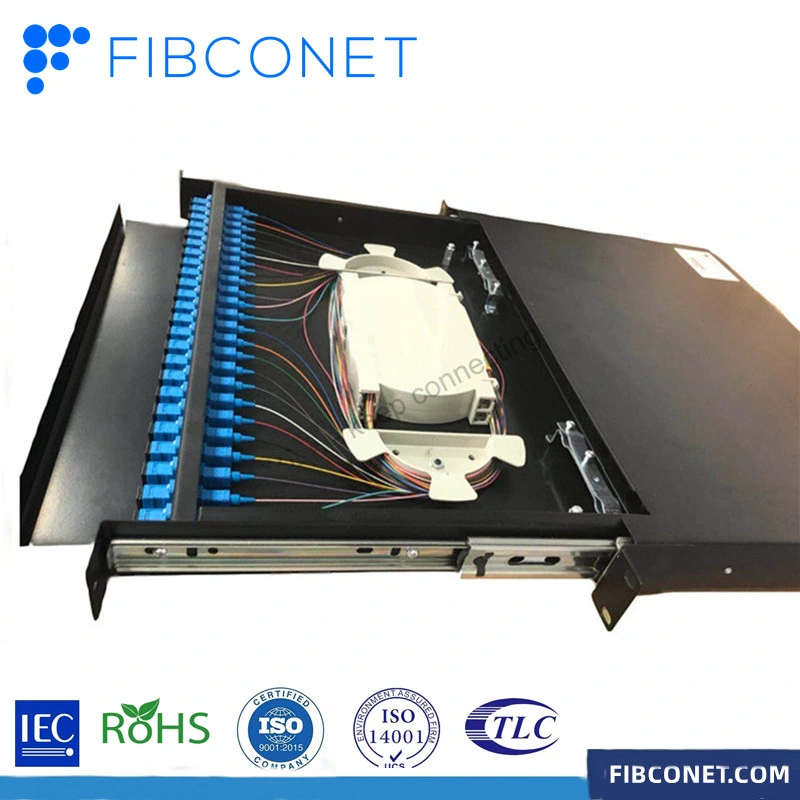 FTTH Wall Mounted Optical ODF Fiber Optic Distribution Frame Patch Panel