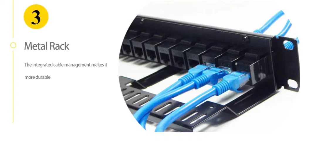 19 In1u Blank Patch Panel 24 Ports with Shutter Use for STP