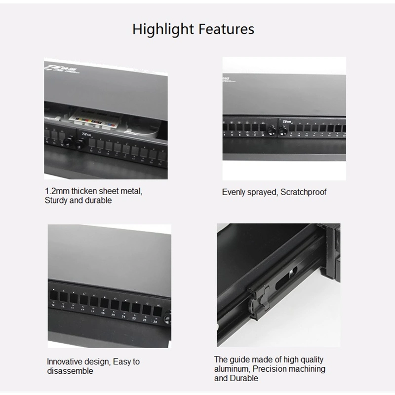 12 24 48 96 144 Core Sc/LC MPO Rack Mount Splicing Fiber Optic Termination Box ODF/Patch Panel