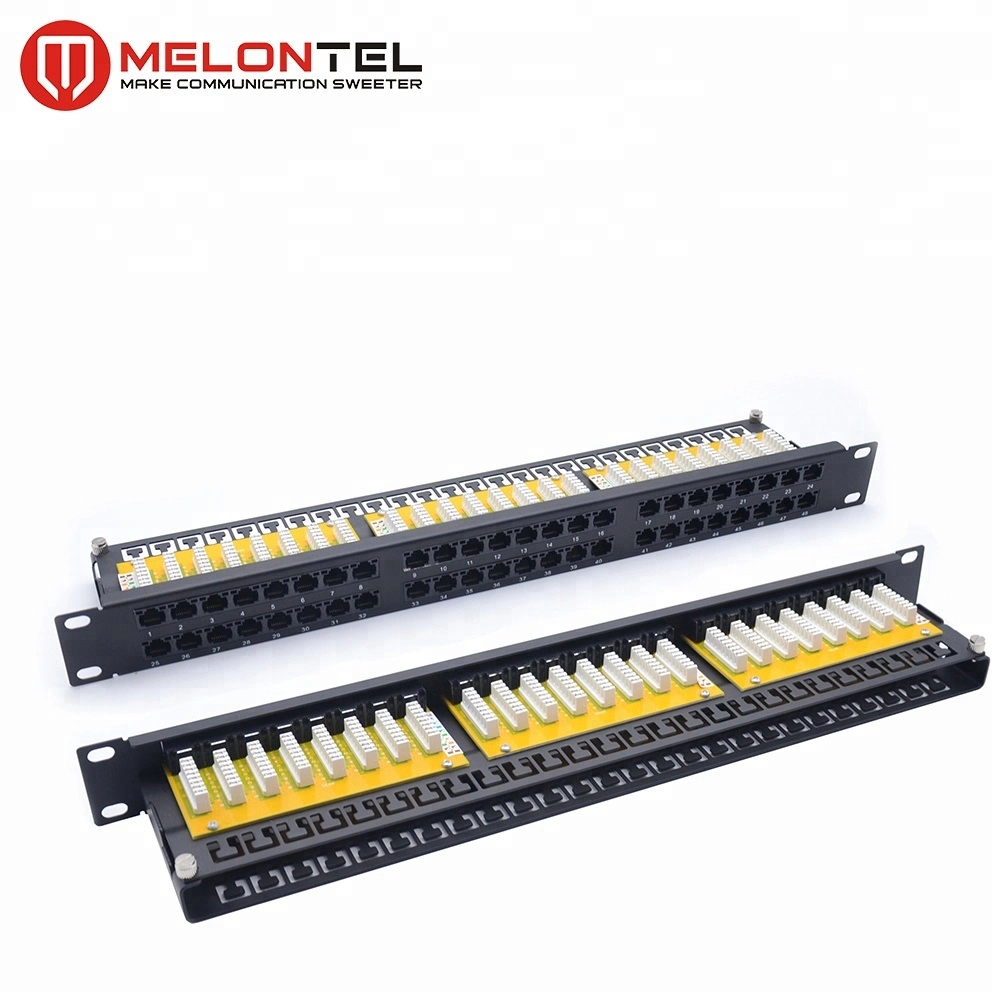 19 Inch 1u 48 Port Cat. 6 Patch Panel with Krone IDC