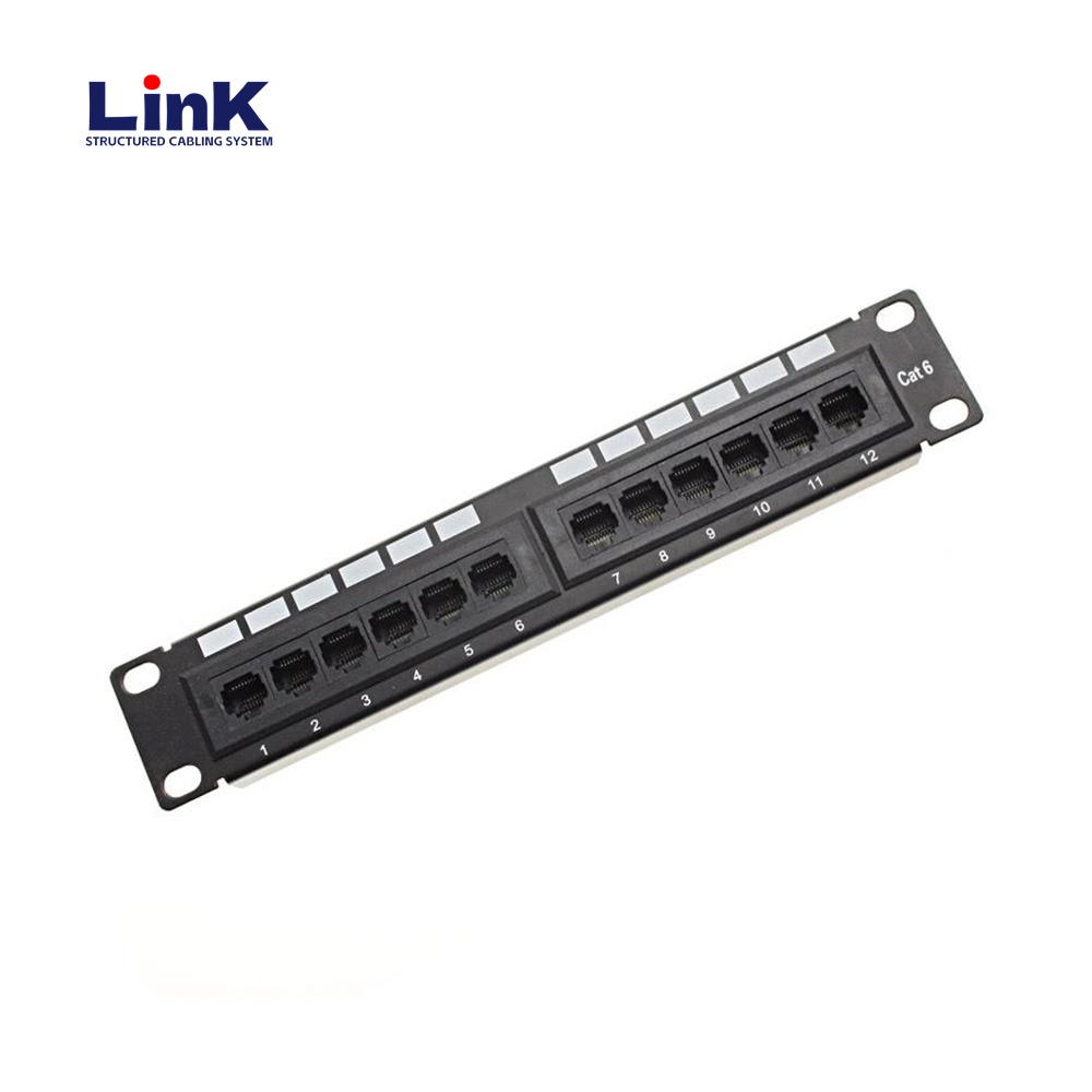 High Quality 24 Port FTP CAT6A Shielded Patch Panel for Data Centers