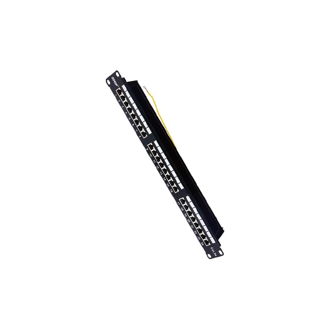 Patch Panel 1u 19inch Cat 5e UTP Shielded 24 Ports P198-24