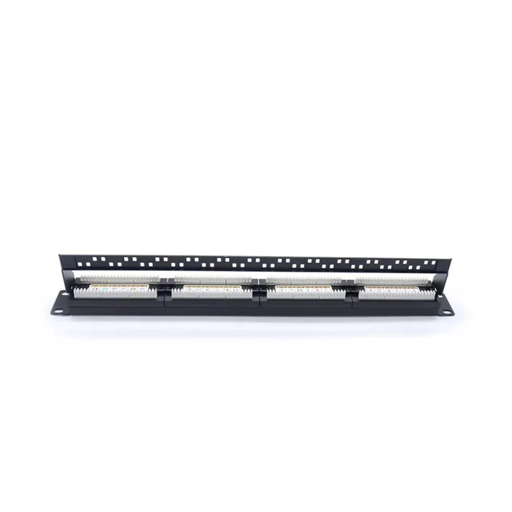 19 Inch Type 1u UTP 24 Port CAT6 Cat5e LAN Patch Panel