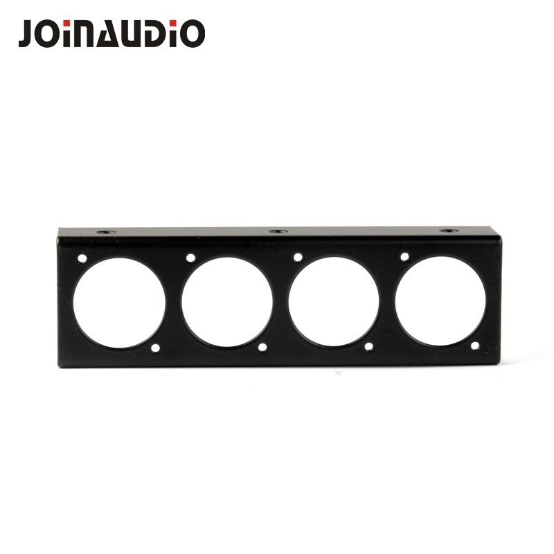 DIY PRO Audio 4 Port 6.35 XLR Pedaltrain Side Mount Panel Kit for Pedalboard