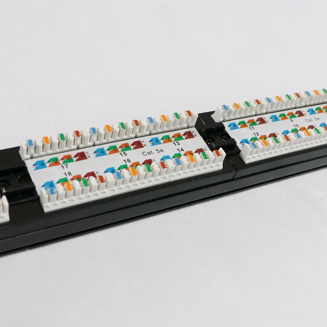 Patch Panel 1u 19inch Cat 5e UTP Unshielded 24 Ports P197-24