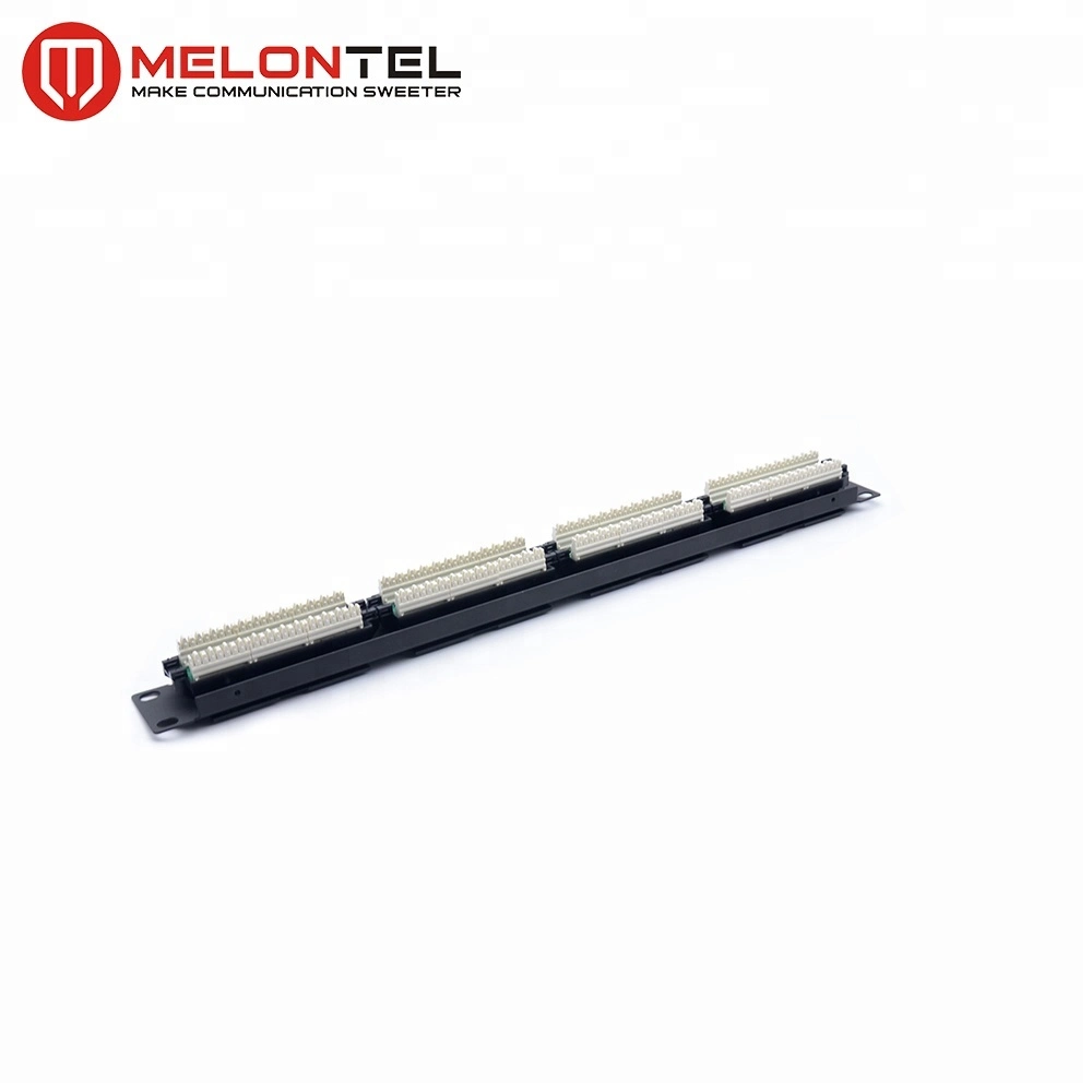 19 Inch 1u 24 Port Cat5e CAT6 AMP Patch Panel