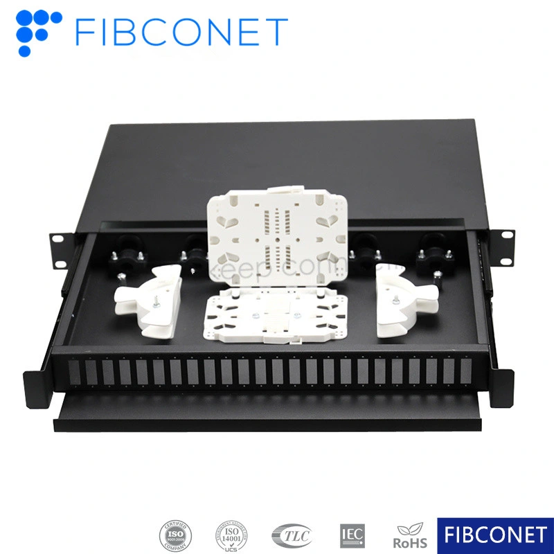 FTTH ODF 48 Core Sc Rack Mount Fiber Distribution Frame Fiber Optic Patch Panel