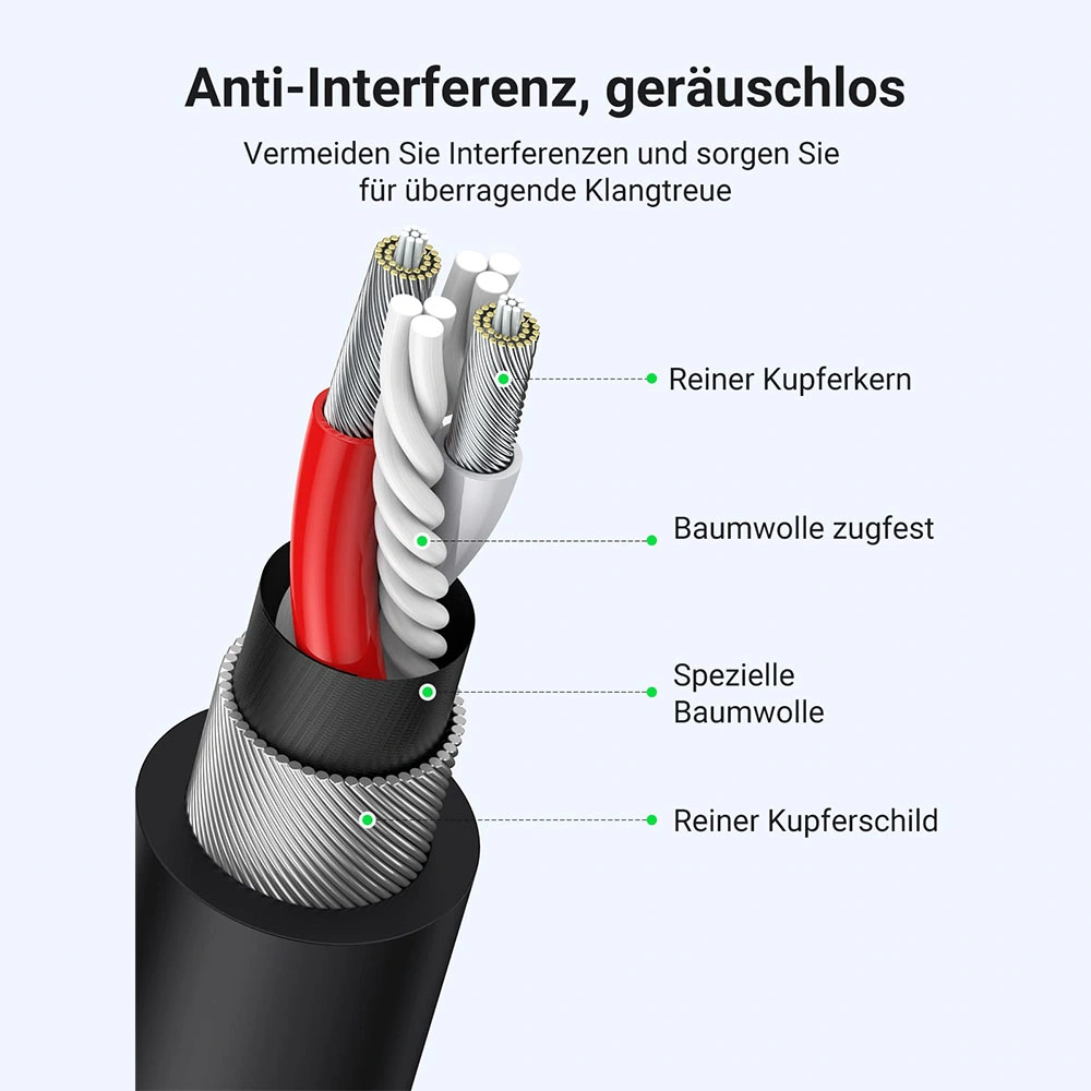 Kolorapus XLR 3pin XLR Male to Female Audio Cable for Microphone