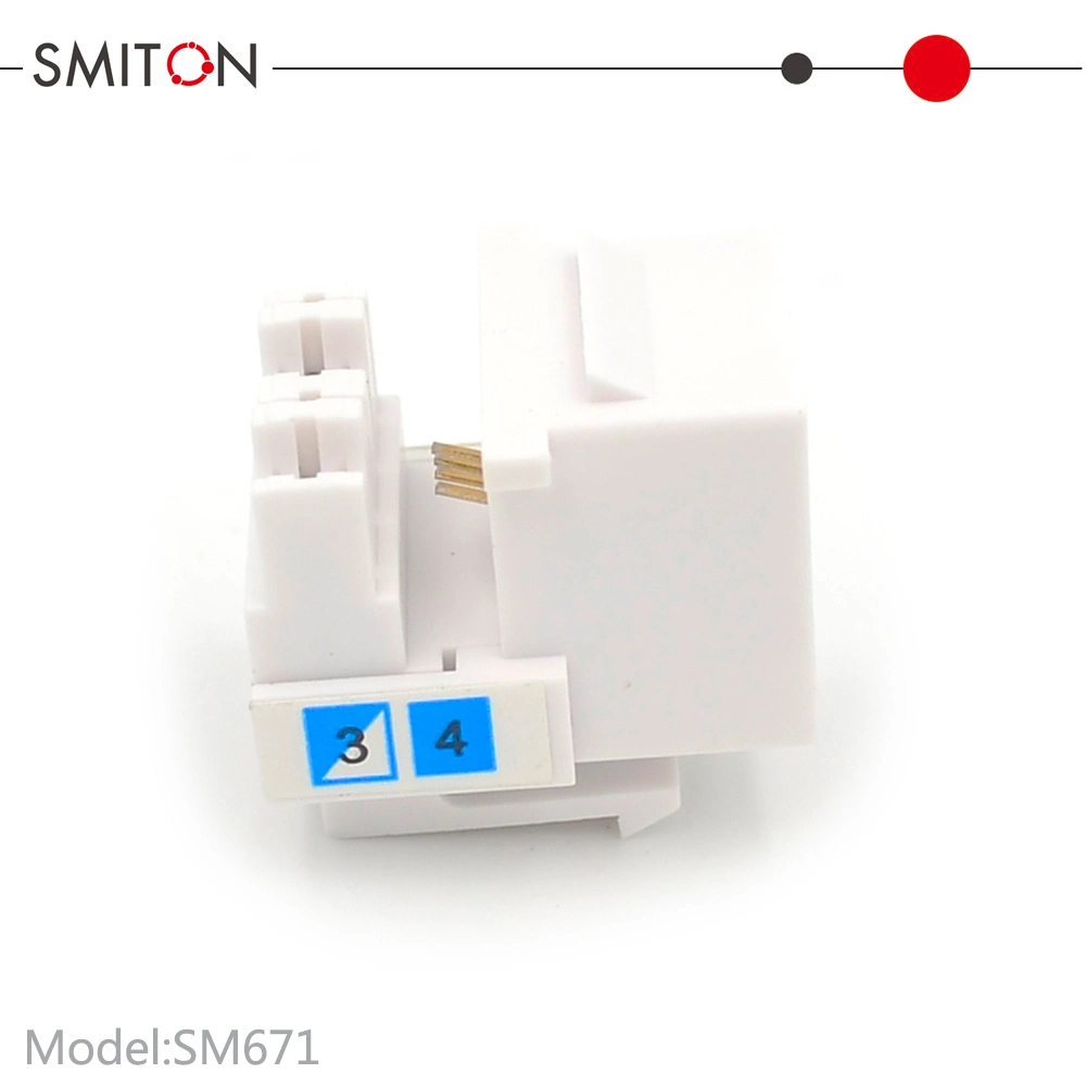 UTP Cat 3 Rj11 6p4c Telephone Cat3 Keystone Jack