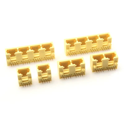 De entrada lateral Unshield puertos de 1X4 10p Conector RJ45