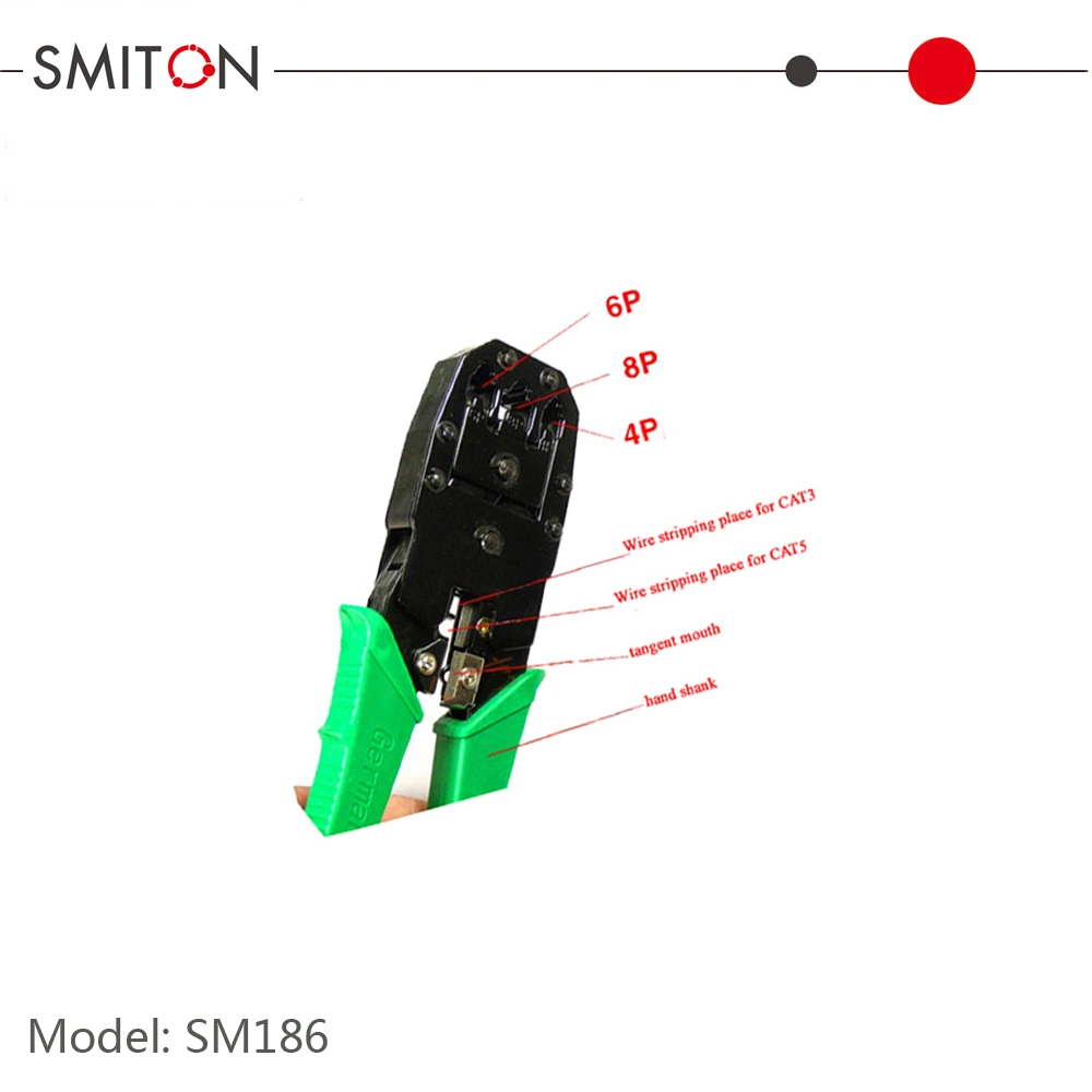 4p 6p 8p Crimper Tool for RJ45 Rj12 Rj11 Rj9 Modular Plug