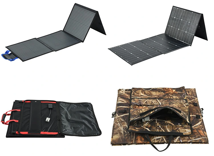 Wholesale Black Mono Folding Solar Panel for Camping Hiking RV Motorhome