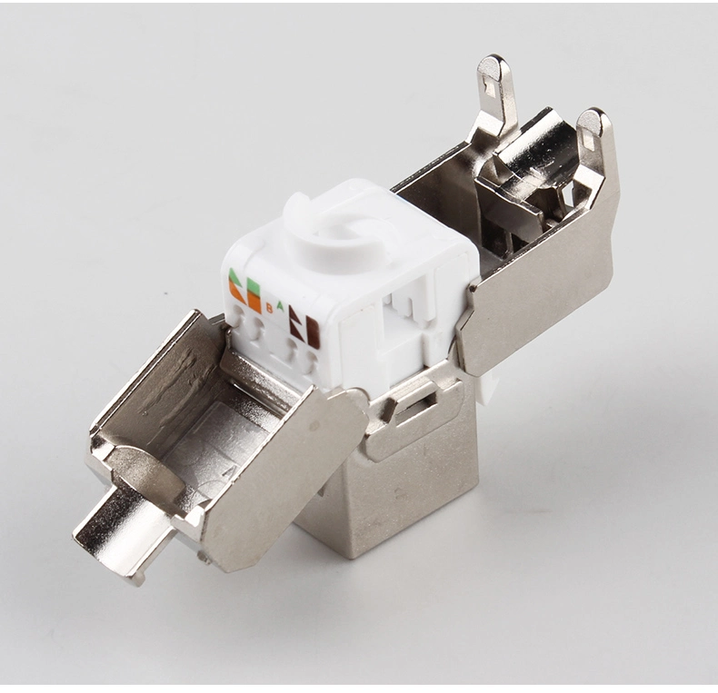 RJ45 CAT6A Keystone Jack Shielded FTP 8p8c Keystone Module Connector