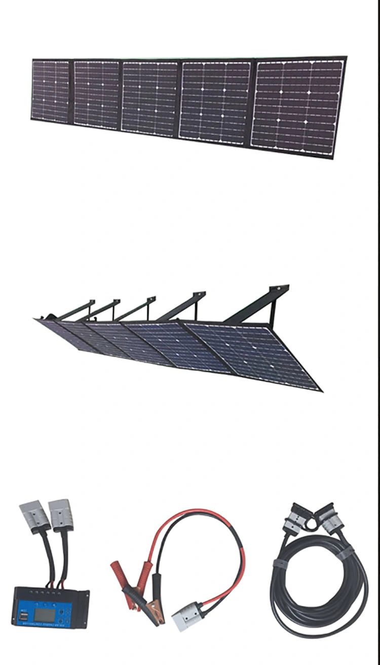 Foldable Monocrystalline Portable Solar Cells Solar Panel for Camping