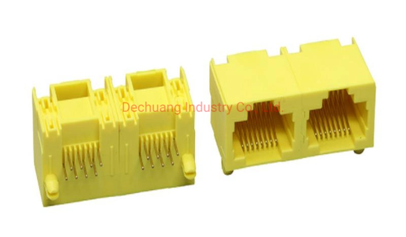 China Original PCB Network Ethernet Magnetics Module Keystone Plug Modular Jack RJ45 Connector