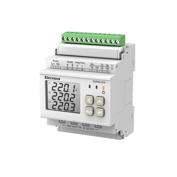 DIN Rail Multi Channel Energy Meter RJ45 for Power Monitoring