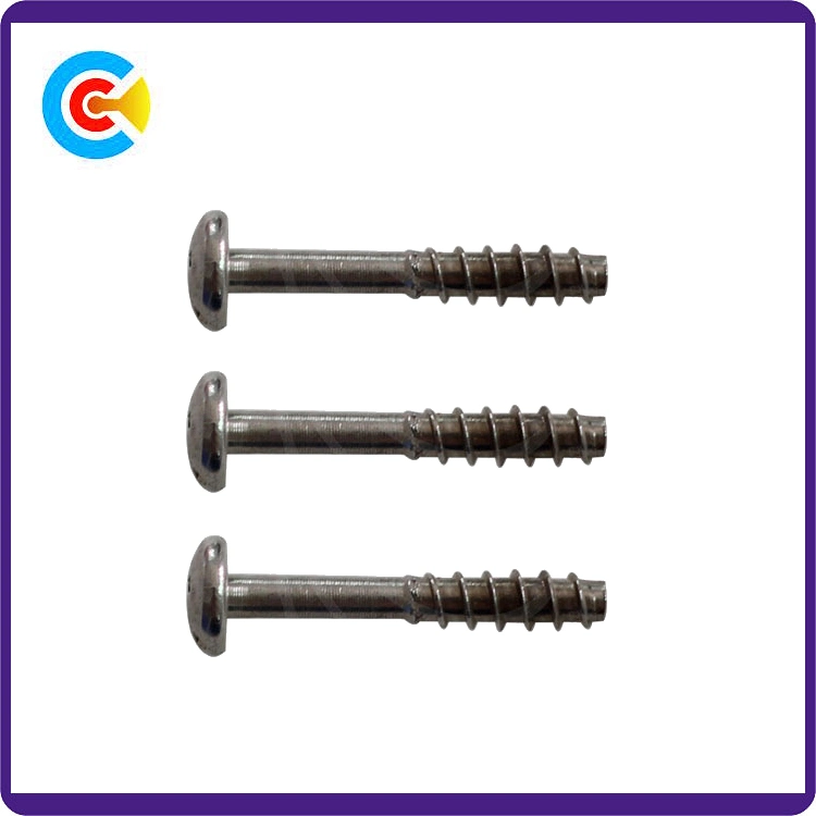 DIN/ANSI/BS/JIS Carbon-Steel/Stainless-Steel Word Shrink Rod English Flat-Tail Self-Tapping Screws