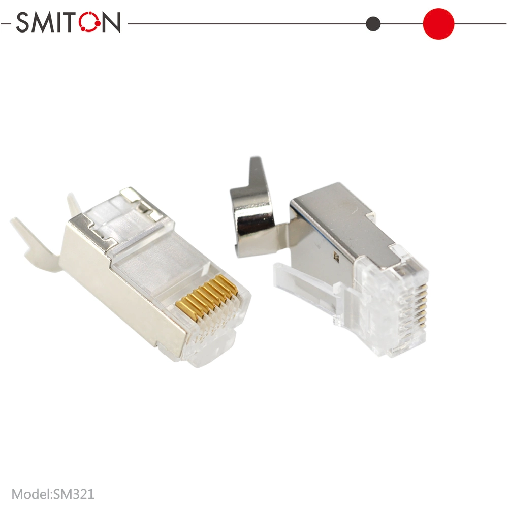 Cat7 RJ45 Connector Shielded Cat7 8p8c Connector