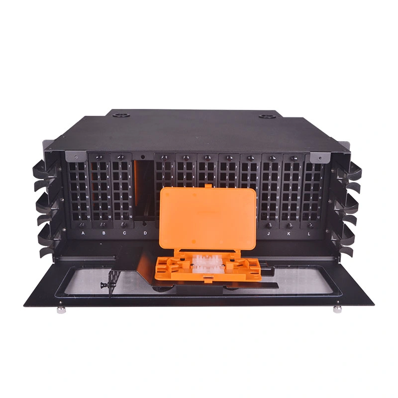 Rack Mounted Fiber Optical Distribution Frame 144c Fiber Optic Patch Panels