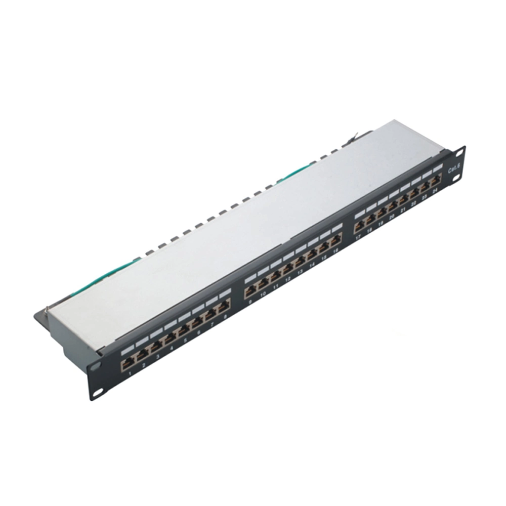 CAT6 RJ45 Network Patch Panel CAT6 24 48 Port 1u 2u Patch Panel