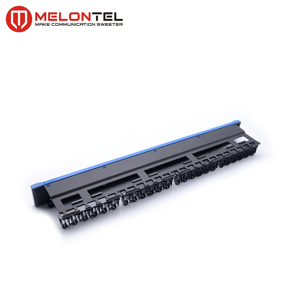 19 Inch Plastic 24 Port Blank Patch Panel with Cable Manager