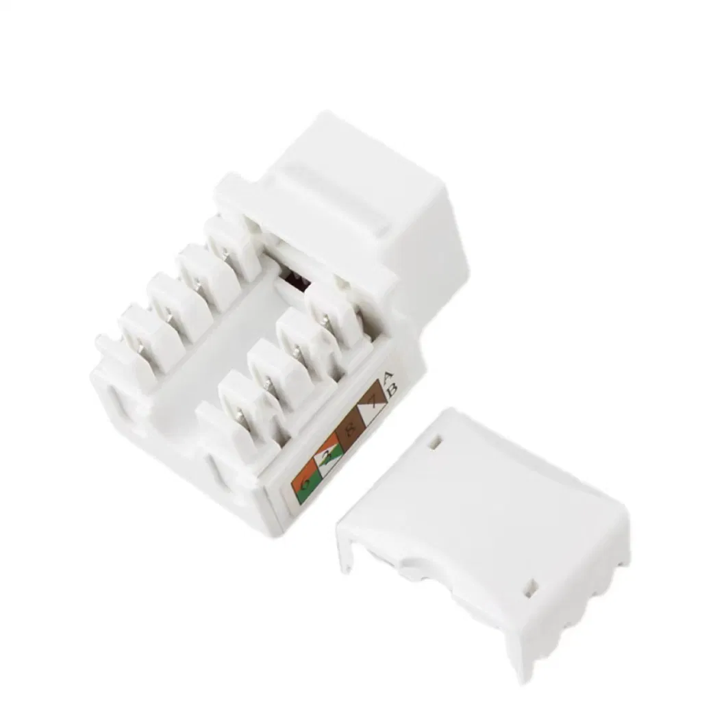 RJ45 Cat5e Keystone Jack 90-Degree Gigabit Network UTP CAT6 Connector