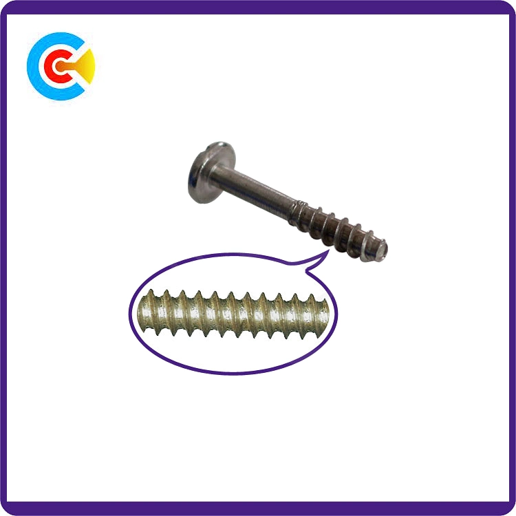 DIN/ANSI/BS/JIS Carbon-Steel/Stainless-Steel Word Shrink Rod English Flat-Tail Self-Tapping Screws