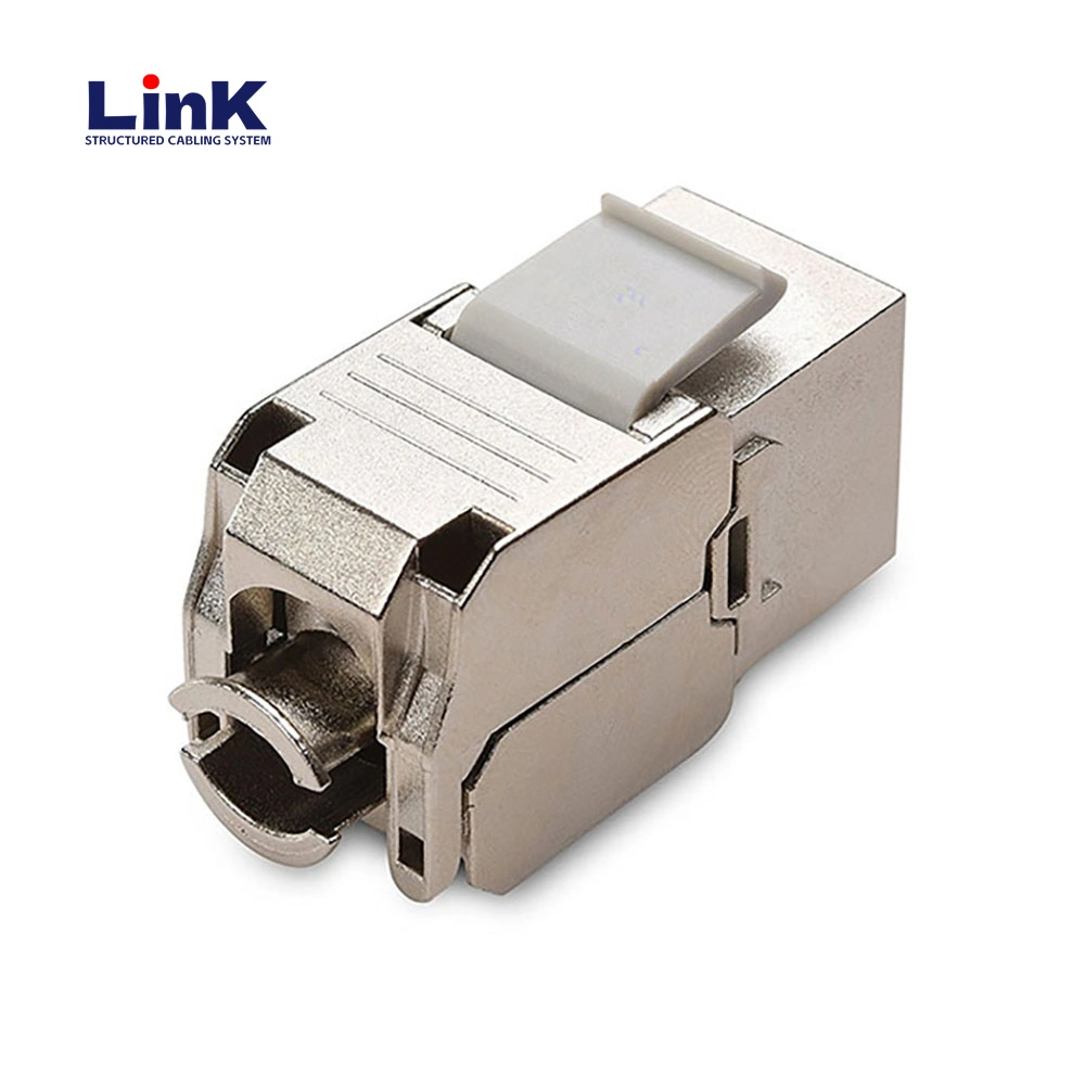 10/100 Base-T connector 8p8c RJ45 Modular Keystone Jack Ethernet RJ45 Pass Through Female Connector Jack