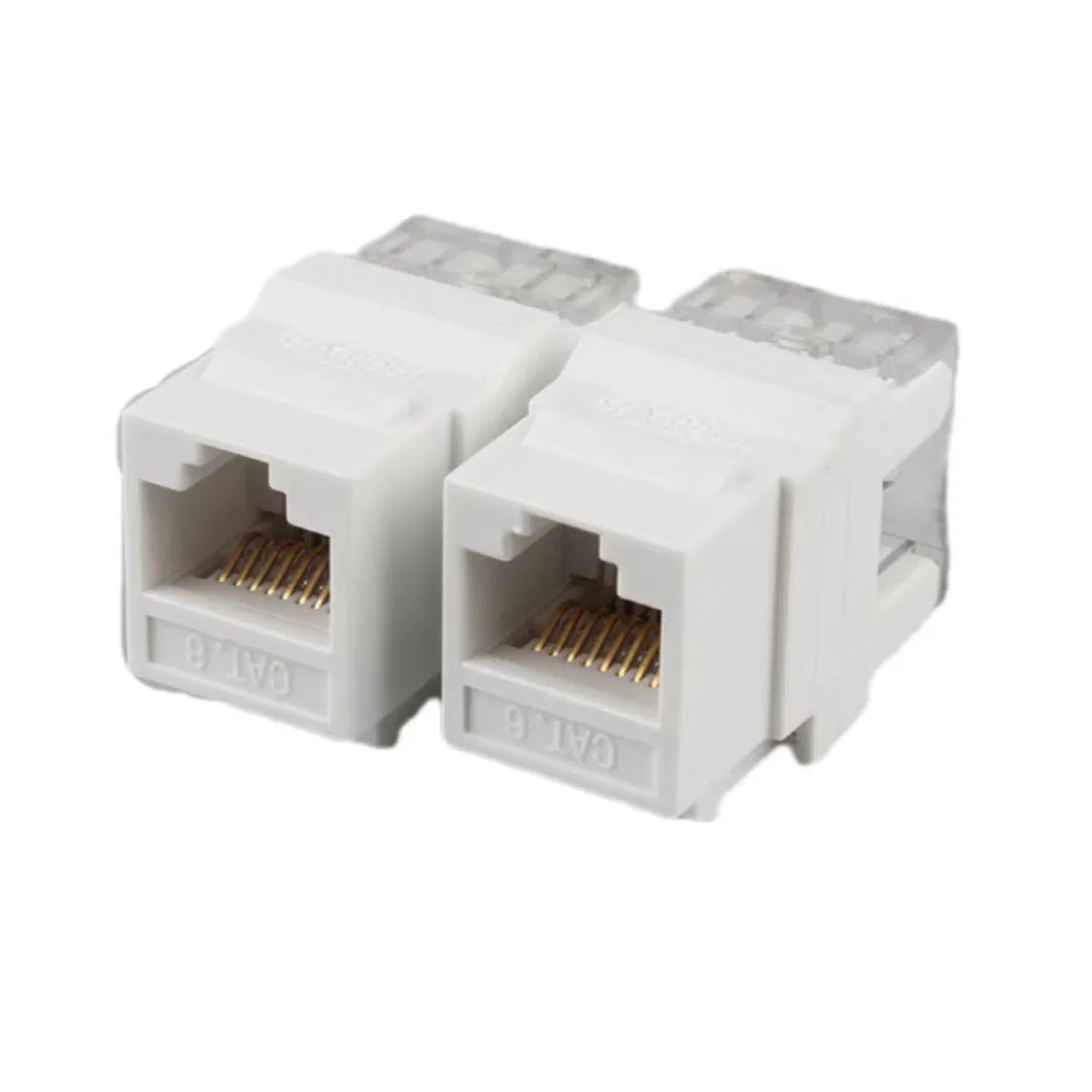 Keystone Jack RJ45 Connector Network Cabling Panel-Mounted Cat5e Keystone Jack