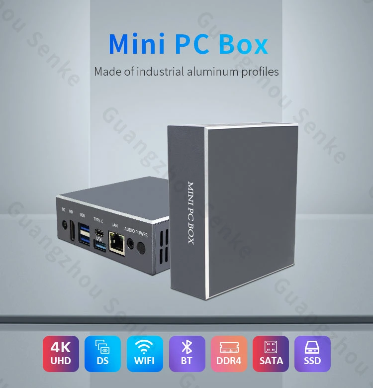 Support 4K UHD Display WiFi / Bt / LAN Compact Size Palm Computer Win11 N5105 N5095 Mini PC Gaming