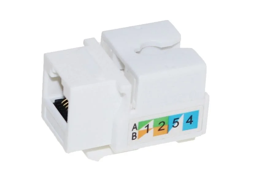 CAT6 Network Module Test Connector Unshielded Insert Inline Coupler