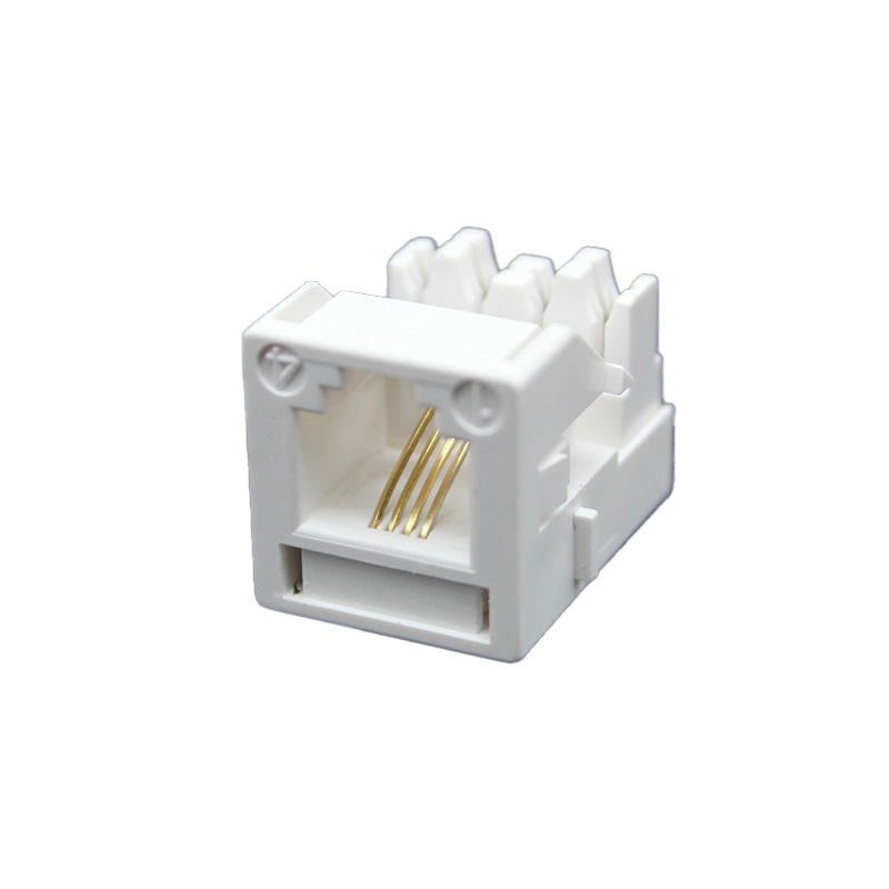 ABS CAT5E Outlet UTP RJ11 Network Modular keystone jack UTP RJ45 Keystone Modular Jack