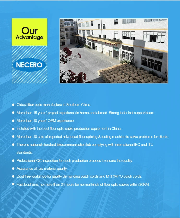 China Shenzhen 20 Years OEM Manufacturer Necero Offer Best Price 48 64 72 96 Port Fiber Optic Patch Panel