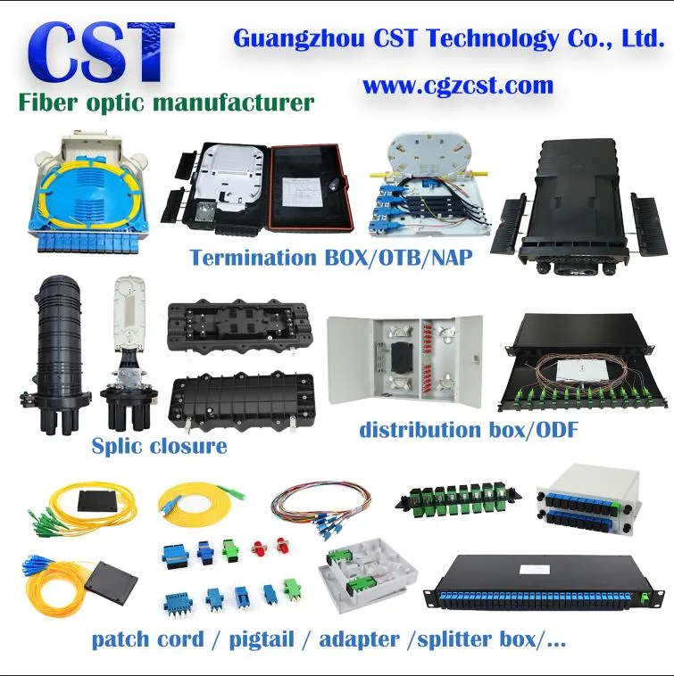 Fiber Optic Indoor Wall-Mount Type Distribution Frame Patch Panel 12cores