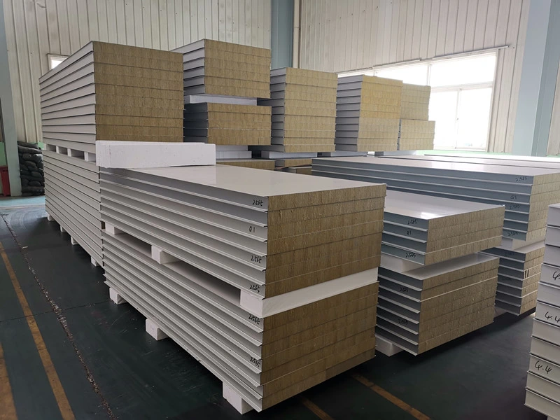 Z Lock Connection PU/EPS Insulated Polyurethane Sandwich Exterior Wall Panel for Cold Storage