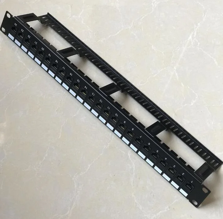 High Quality AMP 24 Port CAT6/Cat5e Patch Panel