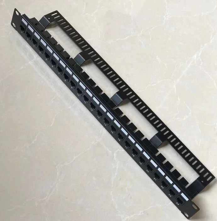 High Quality AMP 24 Port CAT6/Cat5e Patch Panel