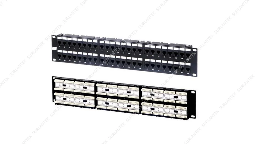 1u&prime; 24 Port, 48 Port RJ45 UTP Cat5e Patch Panels 19&quot;