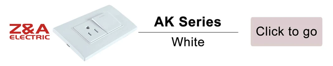 A218 a Series White Color Z&a Za Electric Wall Socket