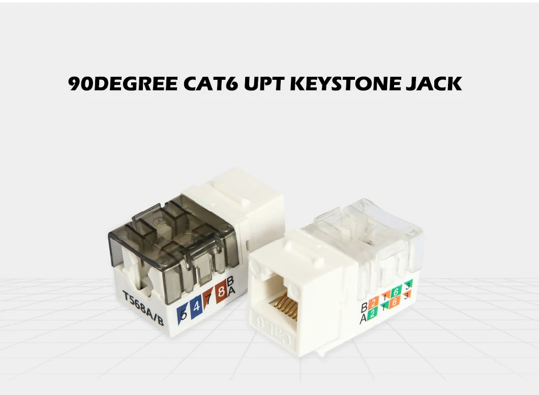 RJ45 Keystone Jack OEM Trademark China Origin Cat. 6 UTP