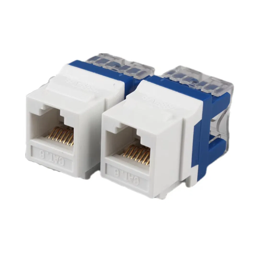 Keystone Jack RJ45 Connector Network Cabling Panel-Mounted Cat5e Keystone Jack