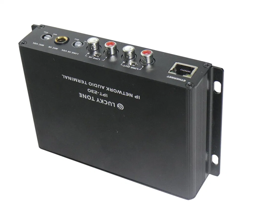 IP Network Audio Wall-Mounted Terminal 2*30 IP Amplifier with Standard RJ45 Network Interface