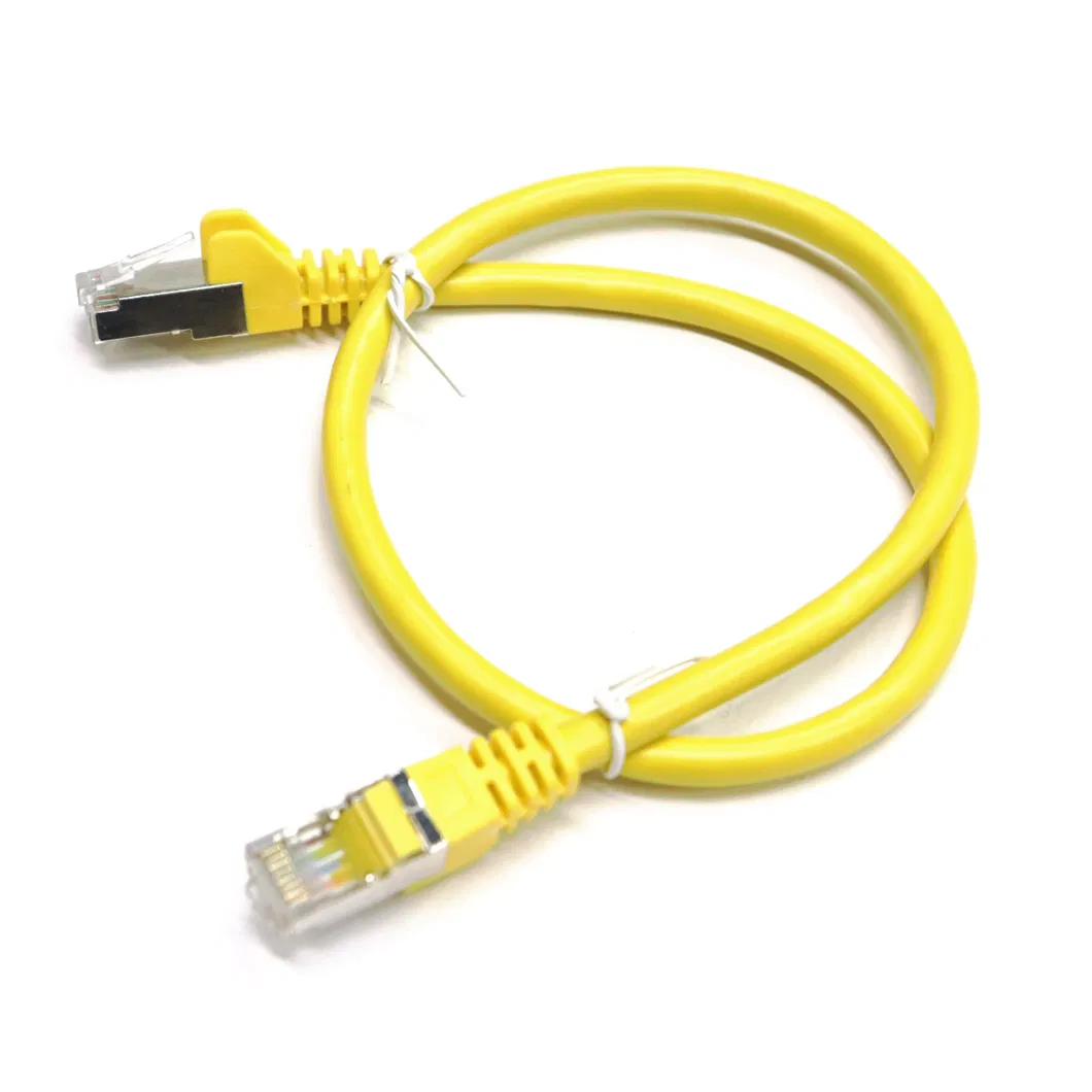 Networking RJ45 CAT6 Cu CCA PVC Round Network Patch Cord Wire