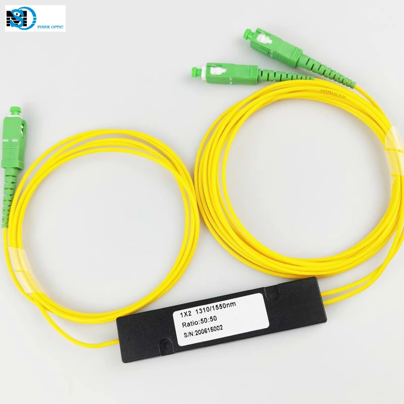 Network 1X2 ABS Type Fbt Coupler Sc/APC Fiber Optic PLC Coupler