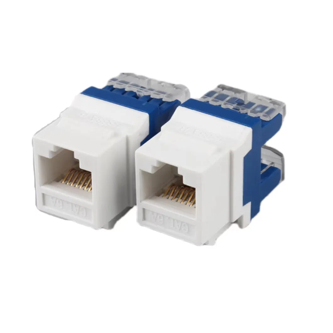 Keystone Jack RJ45 Connector Network Cabling Panel-Mounted Cat5e Keystone Jack