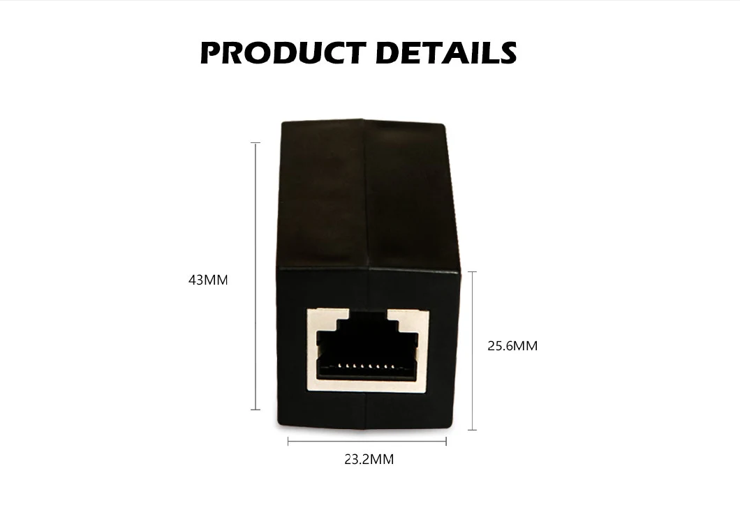 Ethernet Networking Inline Cable Coupler